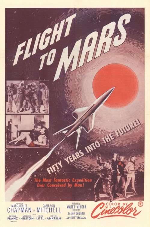 Imagem do Poster do filme 'Voando para Marte (Flight to Mars)'