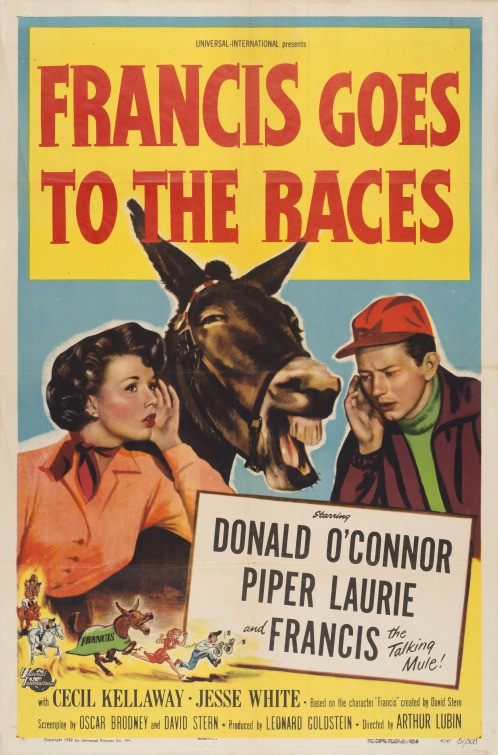 Imagem do Poster do filme 'Francis nas Corridas (Francis Goes to the Races)'