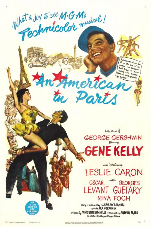Imagem do Poster do filme 'SINFONIA DE PARIS (An American in Paris)'