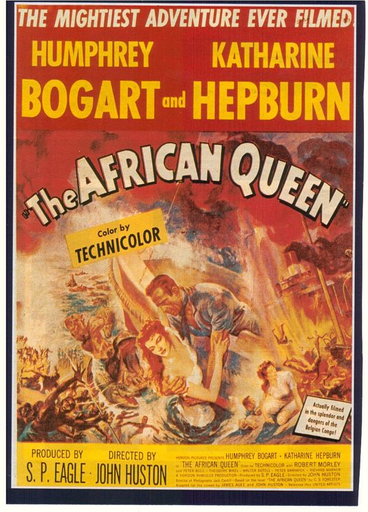 Imagem do Poster do filme 'Uma Aventura na África (The African Queen)'