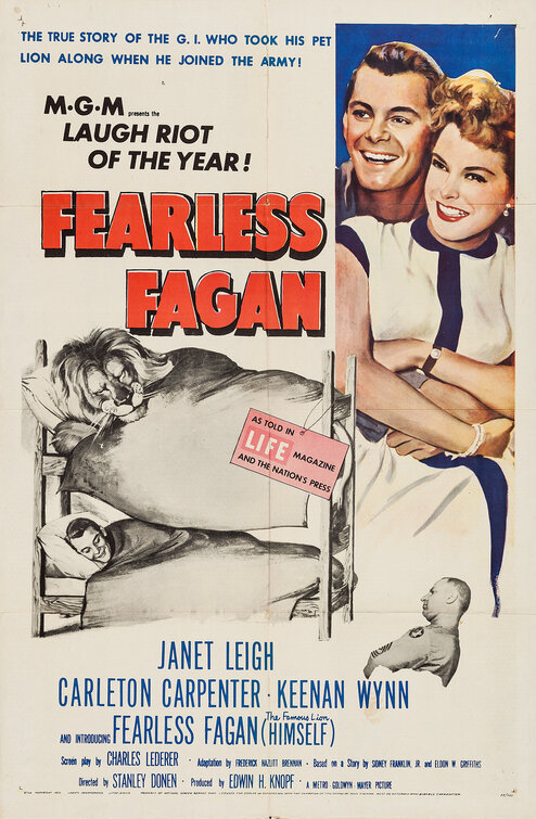 Imagem do Poster do filme 'Meu Amigo, o Leão (Fearless Fagan)'