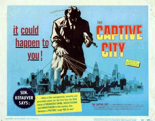 Imagem do Poster do filme 'Cidade Cativa (The Captive City)'