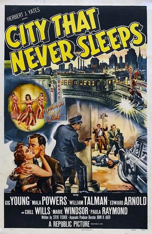 Imagem do Poster do filme 'City That Never Sleeps'