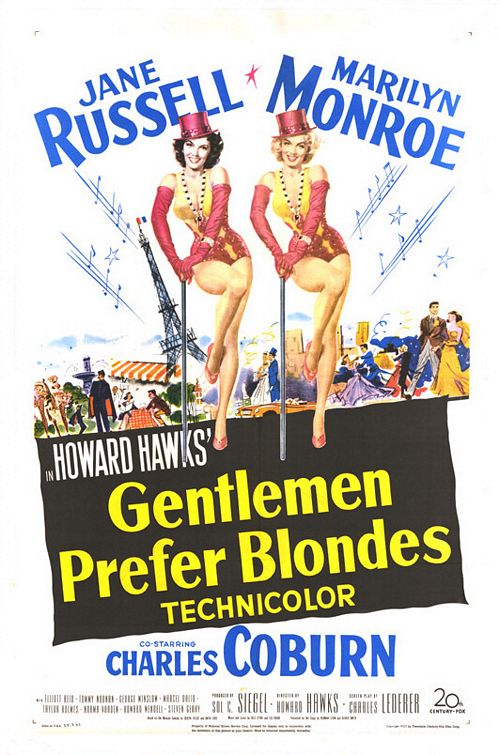Imagem do Poster do filme 'Os Homens Preferem as Loiras (Gentlemen Prefer Blondes)'