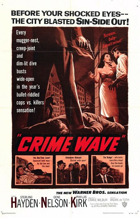 Imagem do Poster do filme 'Cidade Tenebrosa (Crime Wave)'
