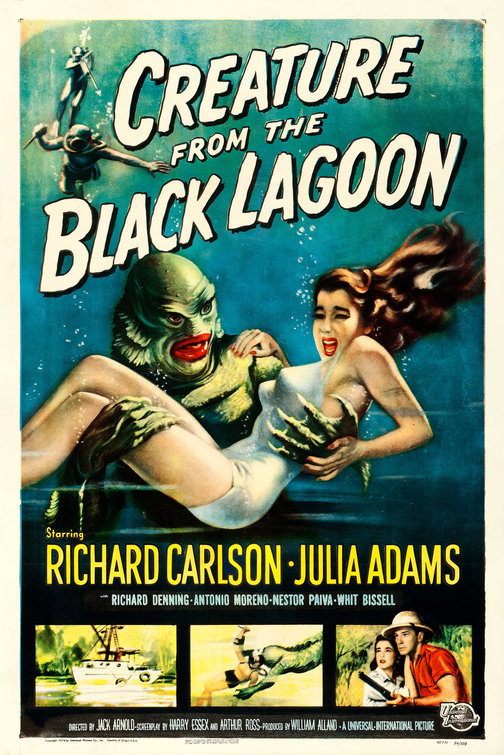 Imagem do Poster do filme 'O Monstro da Lagoa Negra (Creature from the Black Lagoon)'