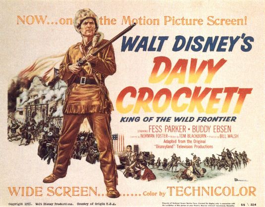 Imagem do Poster do filme 'Davy Crockett, O Rei das Fronteiras (Davy Crockett, King of the Wild Frontier)'