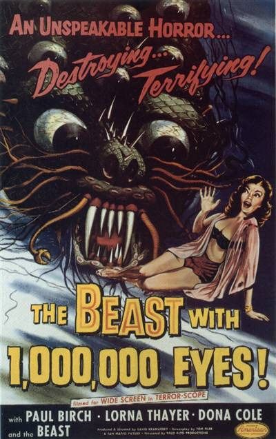 Imagem do Poster do filme 'The Beast with a Million Eyes'