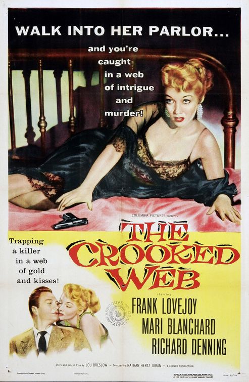 Imagem do Poster do filme 'A Cilada (The Crooked Web)'