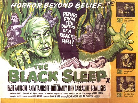 Imagem do Poster do filme 'A Torre dos Monstros (The Black Sleep)'