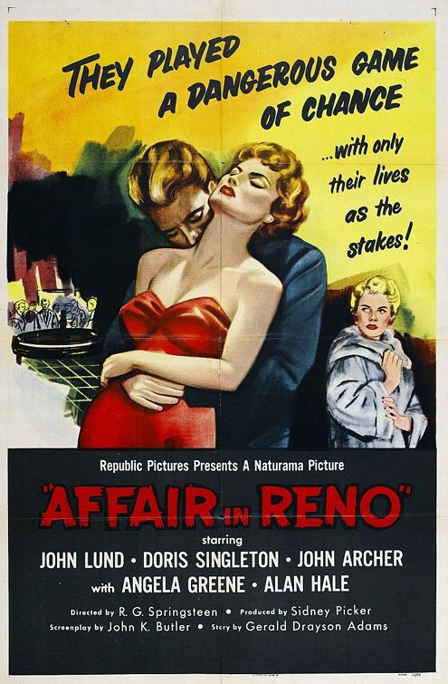 Imagem do Poster do filme 'Affair in Reno'