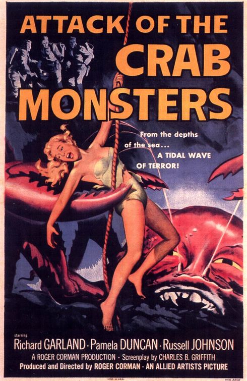 Imagem do Poster do filme 'Attack of the Crab Monsters'