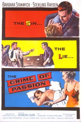 Imagem do Poster do filme 'Da Ambição ao Crime (Crime of Passion)'