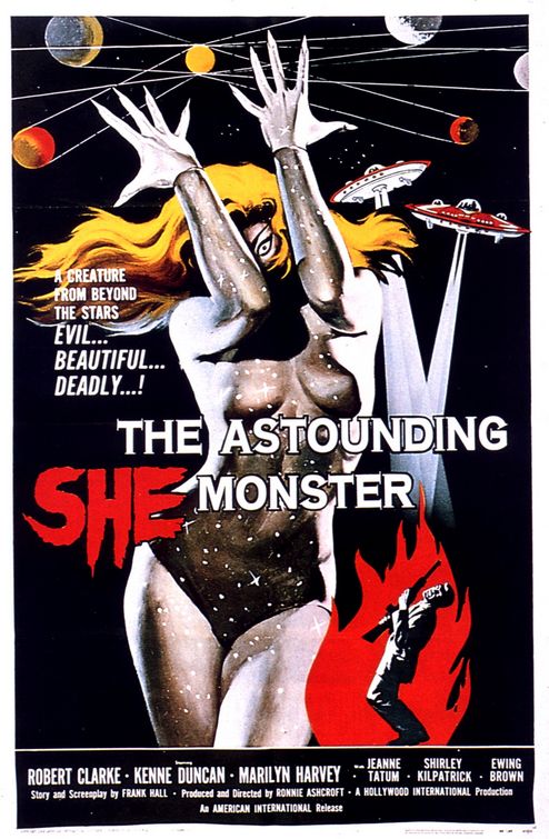 Imagem do Poster do filme 'The Astounding She-Monster'