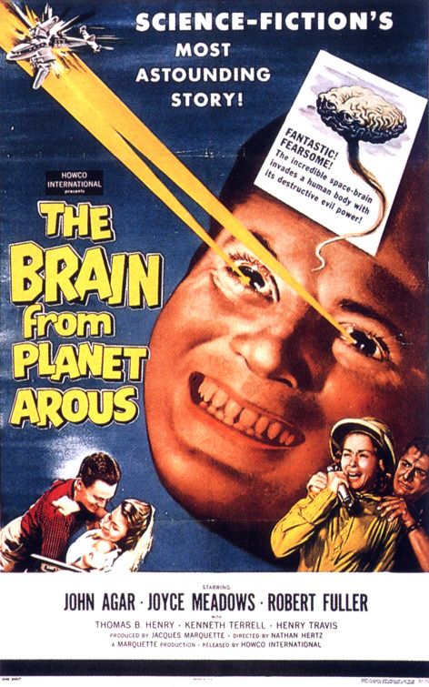 Imagem do Poster do filme 'O Cérebro do Planeta Arous (The Brain from Planet Arous)'