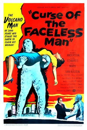 Imagem do Poster do filme 'A Maldição do Homem Sem Face (Curse of the Faceless Man)'