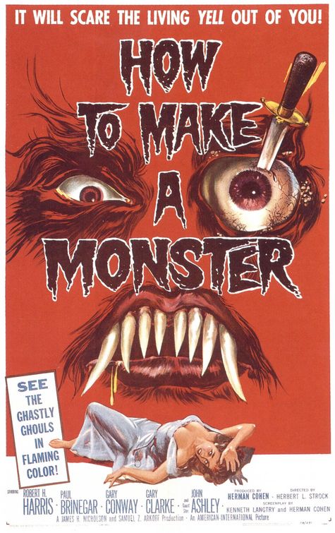 Imagem do Poster do filme 'How to Make a Monster'