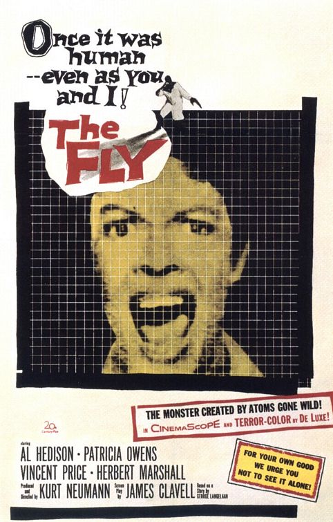 Imagem do Poster do filme 'A Mosca da Cabeça Branca (The Fly)'