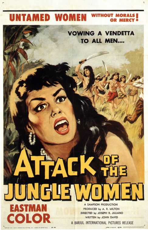 Imagem do Poster do filme 'Attack of the Jungle Women'