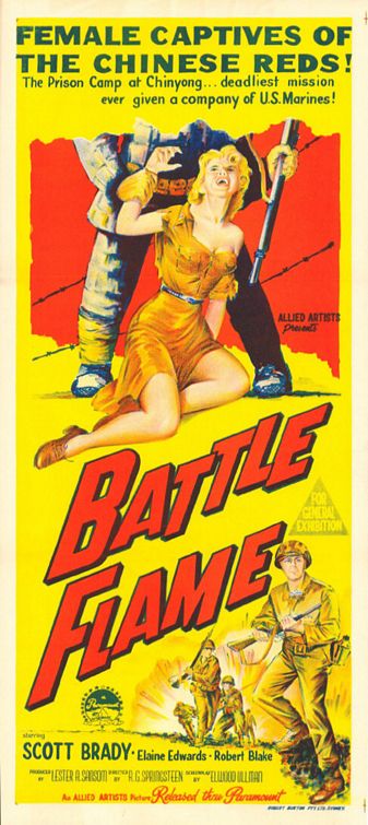 Imagem do Poster do filme 'Battle Flame'