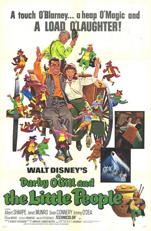 Imagem do Poster do filme 'A Lenda dos Anões Mágicos (Darby O'Gill and the Little People)'