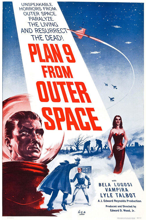 Imagem do Poster do filme 'Plano 9 do Espaço Sideral (Plan 9 from Outer Space)'