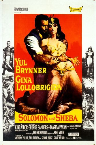 Imagem do Poster do filme 'Salomão e a Rainha de Sabá (Solomon and Sheba)'