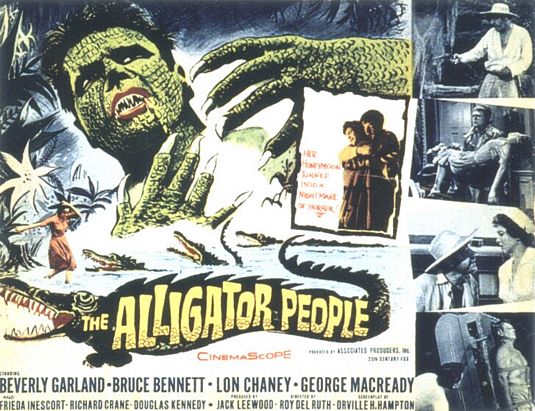 Imagem do Poster do filme 'The Alligator People'