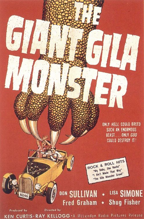 Imagem do Poster do filme 'O Monstro Gigante de Gila (The Giant Gila Monster)'