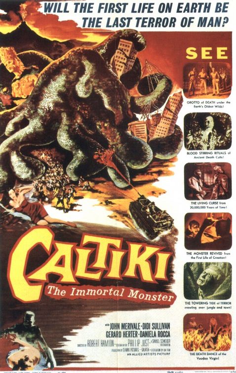 Imagem do Poster do filme 'Caltiki, o Monstro Imortal (Caltiki, the Immortal Monster)'