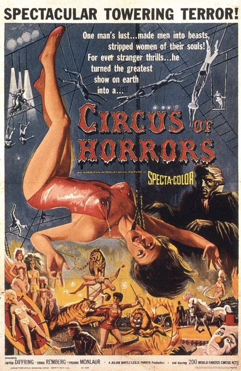 Imagem do Poster do filme 'Circo dos Horrores (Circus of Horrors)'