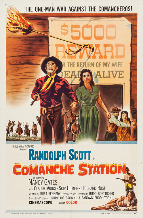 Imagem do Poster do filme 'Cavalgada Trágica (Comanche Station)'