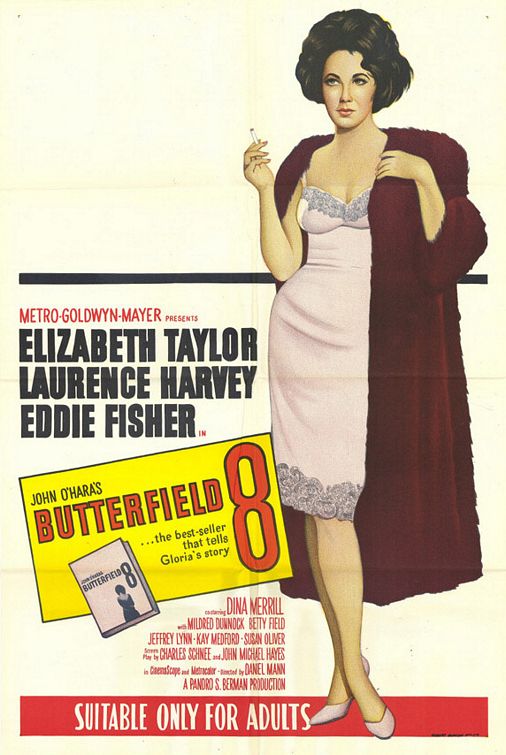 Imagem do Poster do filme 'DISQUE  BUTTERFIELD 8 (Butterfield 8)'