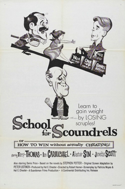 Imagem do Poster do filme 'Escola de Vigaristas (School for Scoundrels)'