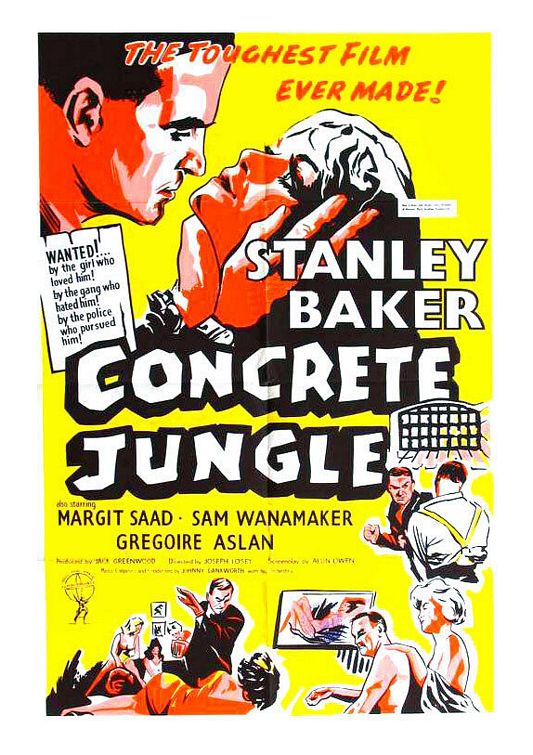 Imagem do Poster do filme 'Armadilha a Sangue Frio (The Concrete Jungle (aka The Criminal))'