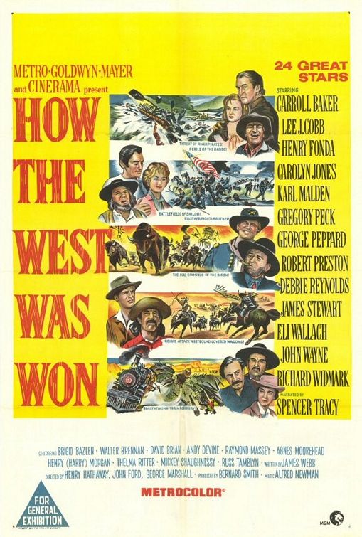 Imagem do Poster do filme 'A Conquista do Oeste (How the West Was Won)'