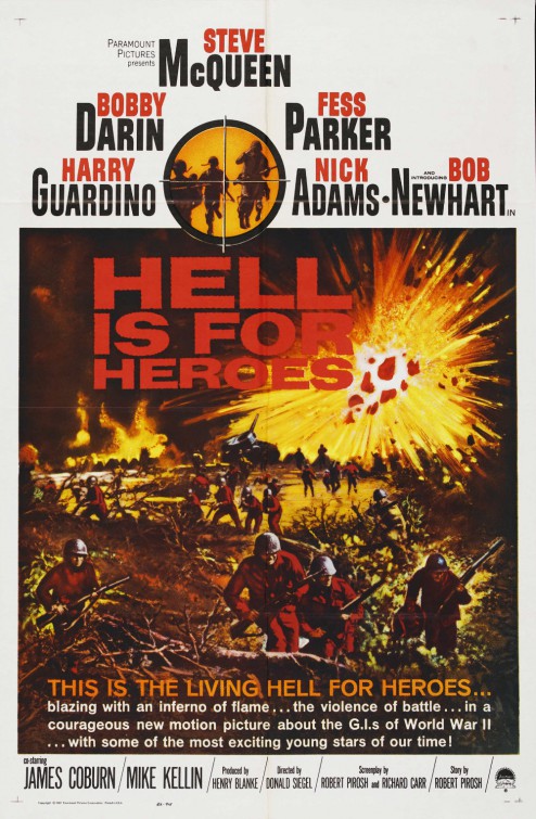 Imagem do Poster do filme 'O Inferno é para os Heróis (Hell Is for Heroes)'