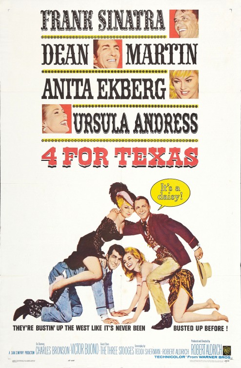 Imagem do Poster do filme '4 Heróis do Texas (4 for Texas)'