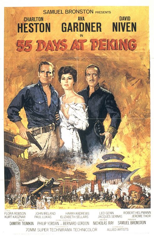 Imagem do Poster do filme '55 Dias em Pequim (55 Days at Peking)'