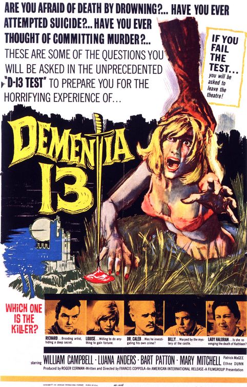 Imagem do Poster do filme 'Demência 13 (Dementia 13)'