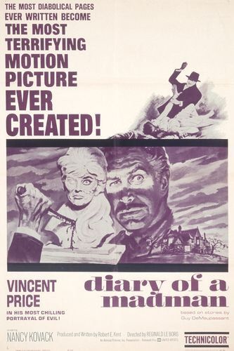 Imagem do Poster do filme 'Diário de um Louco (Diary of a Madman)'
