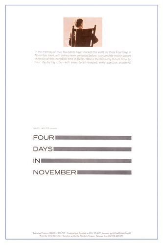 Imagem do Poster do filme 'Quatro Dias em Novembro (Four Days in November)'