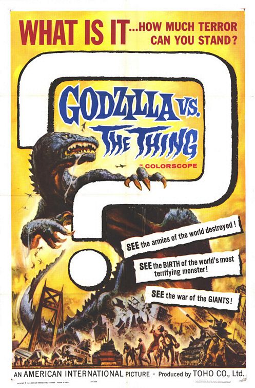 Imagem do Poster do filme 'Godzilla Contra a Ilha Sagrada (Godzilla vs. the Thing)'