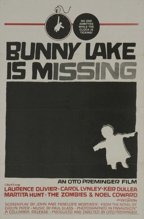 Imagem do Poster do filme 'Bunny Lake Desapareceu (Bunny Lake Is Missing)'