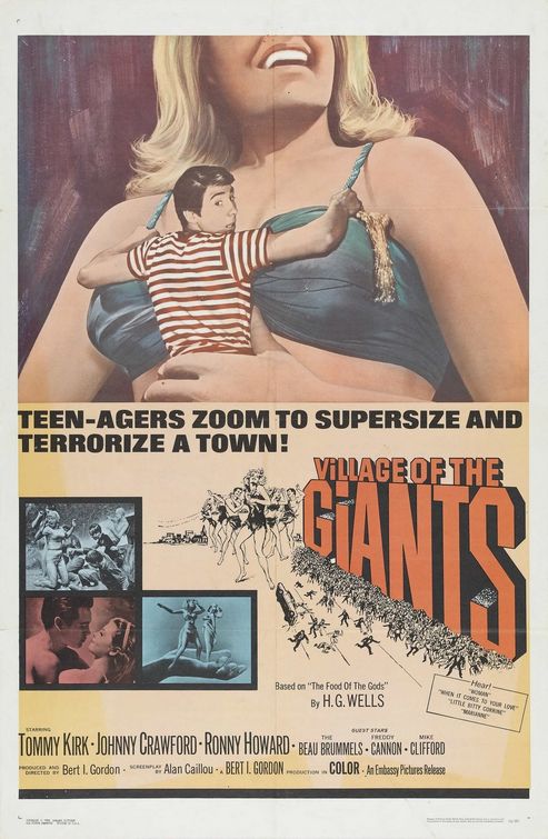 Imagem do Poster do filme 'A Cidade dos Gigantes (Village of the Giants)'