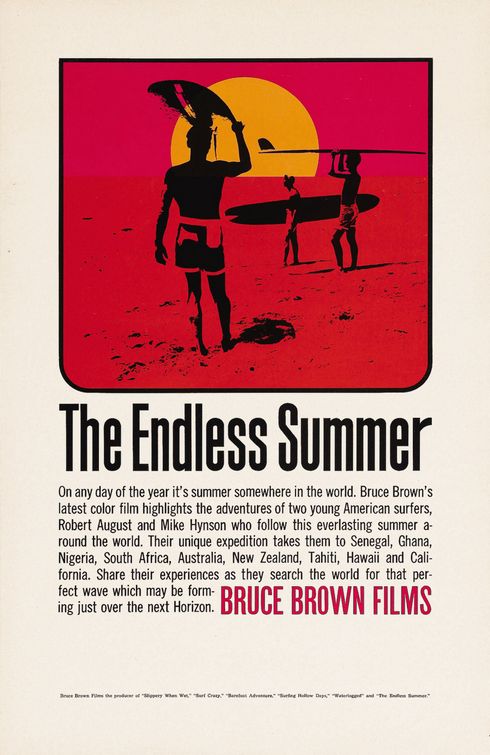 Imagem do Poster do filme 'Alegrias de Verão (The Endless Summer)'