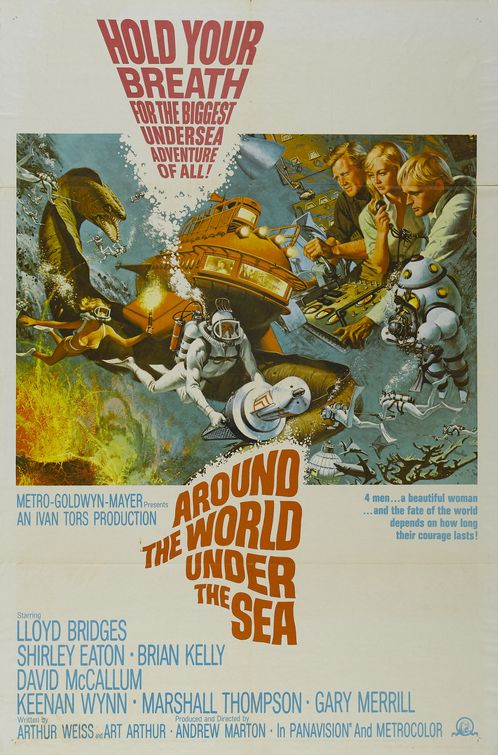Imagem do Poster do filme 'Around the World Under the Sea'