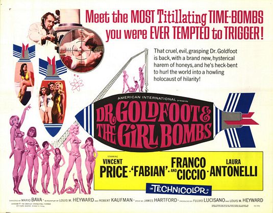 Imagem do Poster do filme 'Bonecas Explosivas (Dr. Goldfoot and the Girl Bombs)'