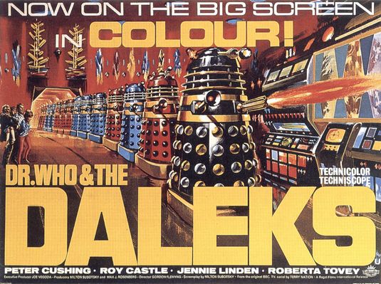 Imagem do Poster do filme 'Dr. Who e a Guerra dos Daleks (Dr. Who and the Daleks)'