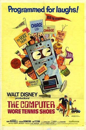 Imagem do Poster do filme 'O Computador de Tênis (The Computer Wore Tennis Shoes)'